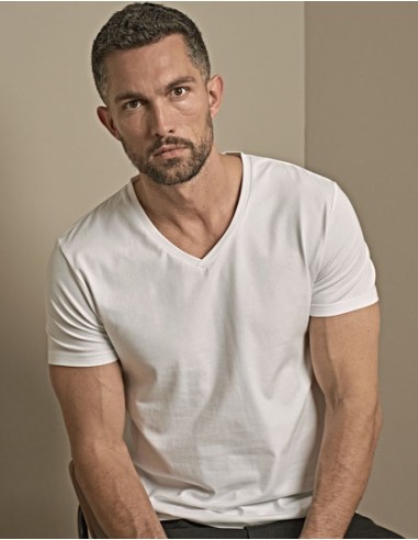 TEE-401-Stretch V-Neck Tee